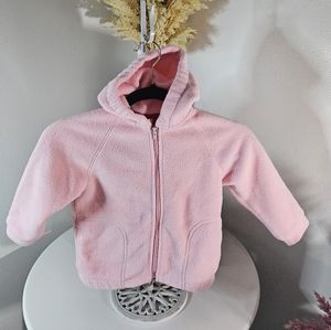 Lands End Fleece Jacket with Hood. Size 3T
